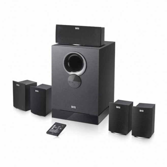 브리츠 BR-5100T3 5.1채널 컴퓨터 PC 스피커, 단품, 단품
