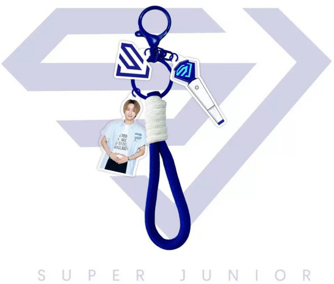 SUPER JUNIOR 亞克力鑰匙扣掛件, 1個, 3版