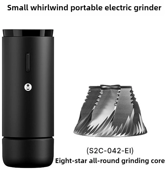 타임모어 Whirly 01s 휴대용 전동 커피 그라인더 자동 핸드드립 커피 원두 분쇄기 (가정용), 01 Whirly 01s, 1