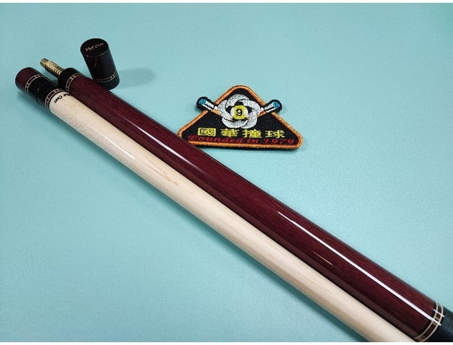 國華撞球 Mit Cues魅特素面打桿 五環撞球桿 專業撞球用品, 1個, MC3-01紫心木