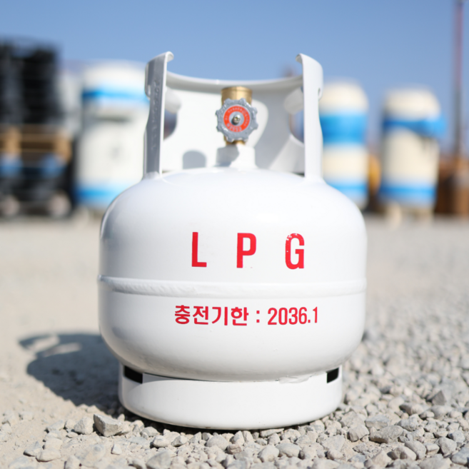 [2036.01] 3kg LPG가스통 + 안전마개, 1개, [2036.01]3kg LPG가스통
