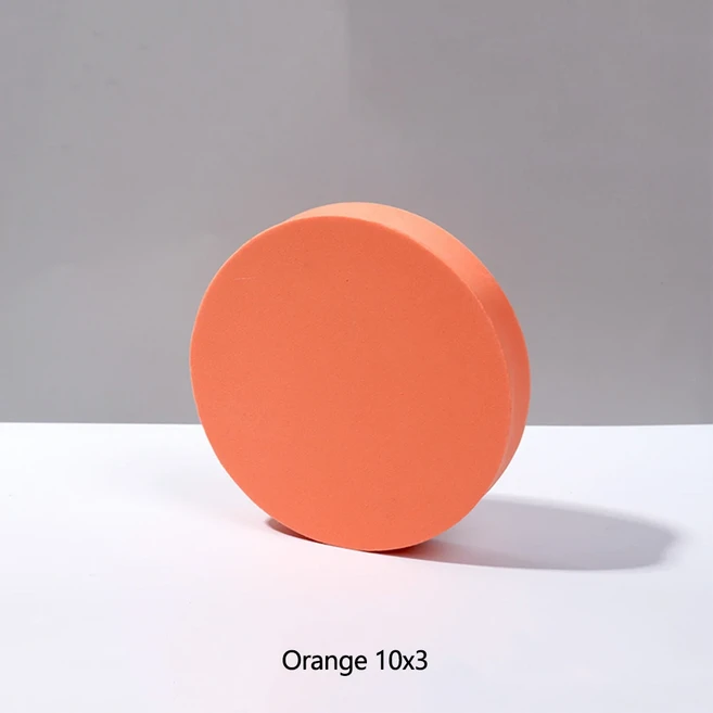 INS 다채로운 큐브 사진 배경 3 차원 큐브 사진 소품 사진 거품 기하학 촬영 소품 쥬얼리에 대한, 18 Orange 10x3