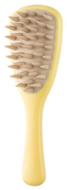 더자카 투인원 두피 마사지 샴푸 브러쉬, 1개, 옐로