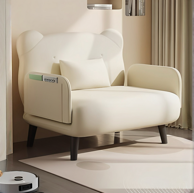 원룸 거실 및 호텔에 적합한 접이식 1인용 침대형 소파베드 - 의자겸용 소파, 100cm, A01