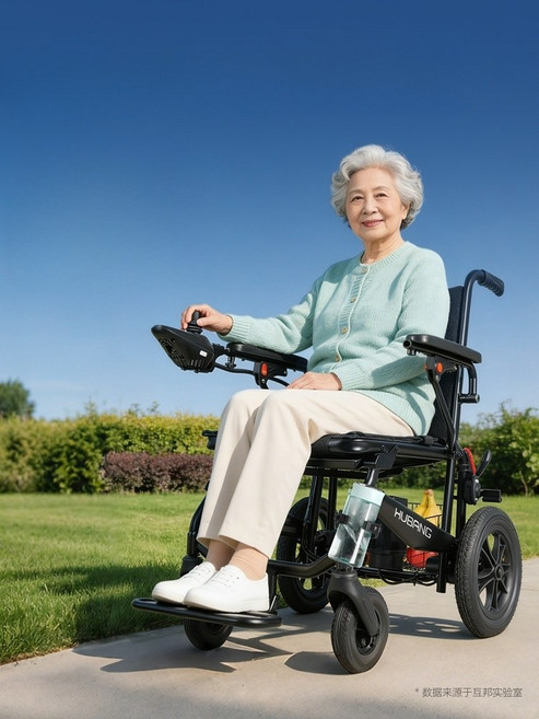 후방 스마트 무선 리모컨 전동 휠체어 자동 접이식, 기본 500W 모터 40km
