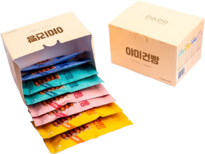 여수야미 야미건빵(포켓용), 1박스, 320g