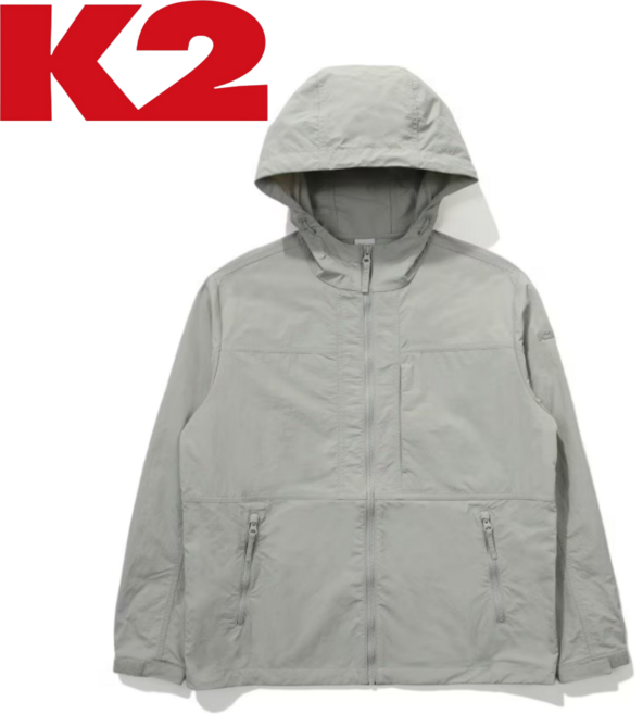 [이월상품] K2 남성 봄 바람막이 얇은 간절기 후드 자켓 점퍼
