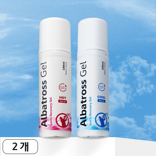 퓨리피 알바트로스 스포츠겔 COOL HOT (2개입 X 100ml), COOL+HOT (쿨타입+핫타입), 2개, 1개입