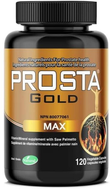 캐나다 뉴트리돔 NUTRIDOM Prosta Gold Max 프로스타 골드 맥스 500mg 캡슐, 6개, 120정