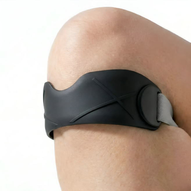 홈핏업 실리콘 슬개건 무릎보호대, 블랙, 1개