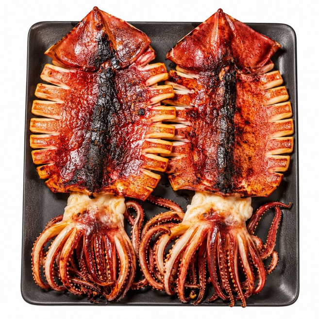 [프리미엄] 반건조 오징어 피데기 구룡포 해풍건조 선별 특품 큐제드, 1개, 350g 내외 (5미)