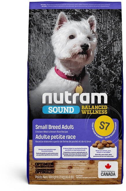 紐頓 Nutram S7 雞肉+胡蘿蔔小型犬 均衡健康狗飼料, 1個