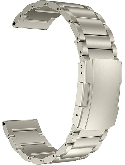 MaKTech 티타늄 밴드 20mm 경량 원피스 메탈 링크 브레이슬릿 Samsung Galaxy Watch 7 FE 6 5 4 40/42/43/44/45/46/47mm Hua