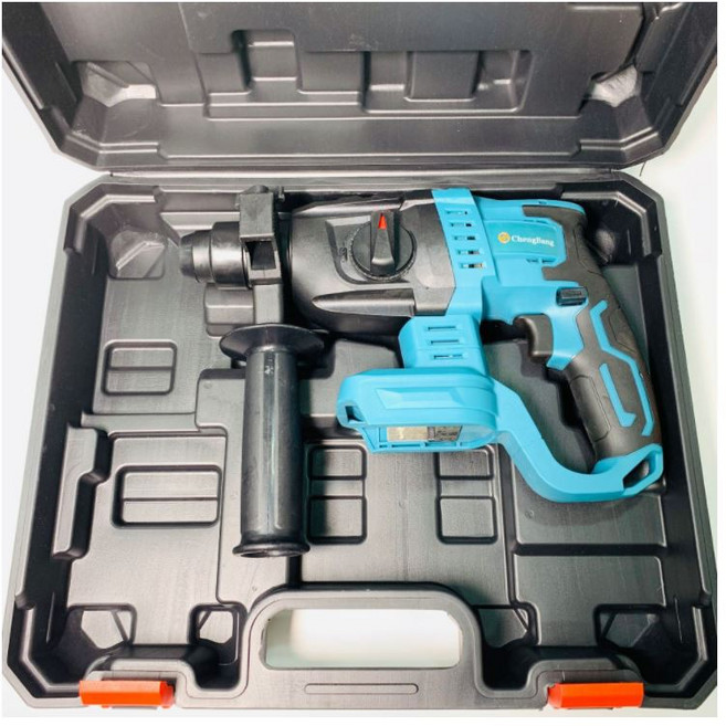 無刷 21V 鋰電電鑽 電錘 (牧田款), 1個, 輕便電錘 城邦 單機+手把+塑盒(無電池