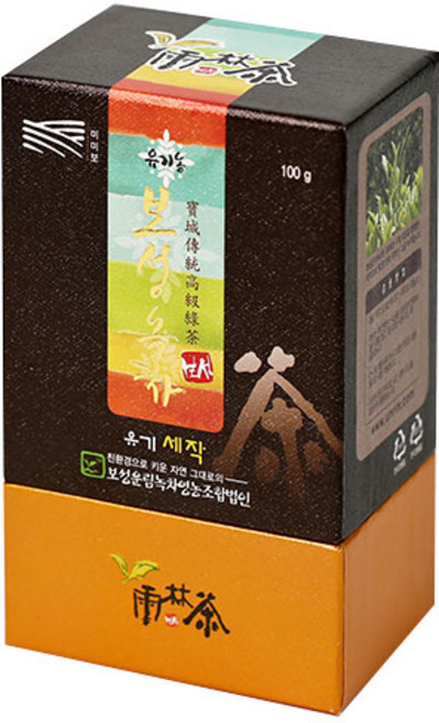 [보성운림녹차]유기농 세작 녹차 (100g), 단품, 1개, 100g, 1개입