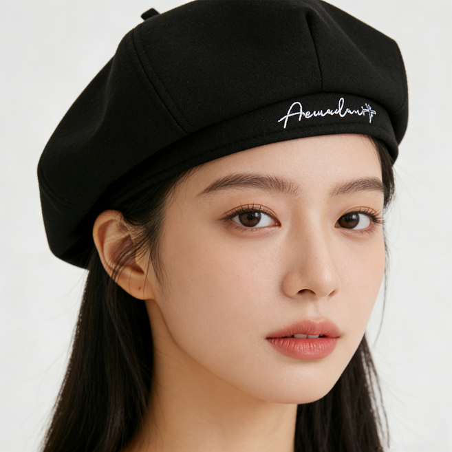 CozyLab 팔각 베레모 여성 화가모자 빵모자 캐주얼사계절 작아보이