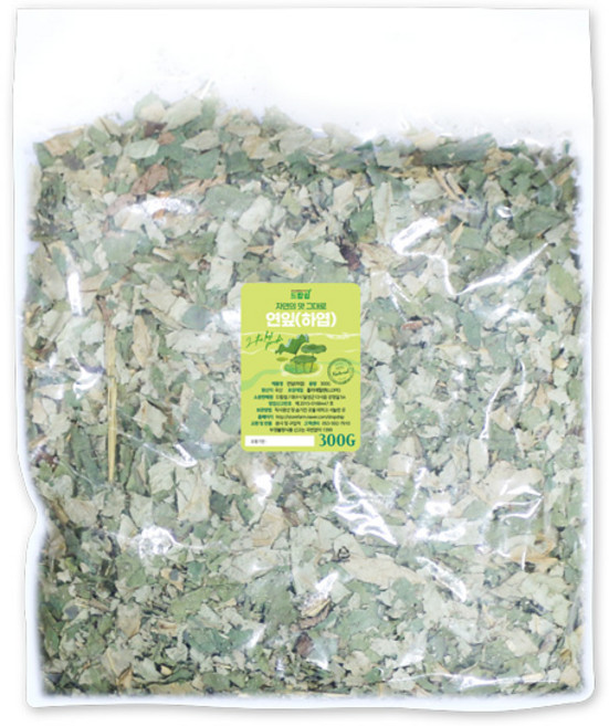 드랍쉽 연잎(국산) 300g 하엽 연꽃잎 연잎차, 1개