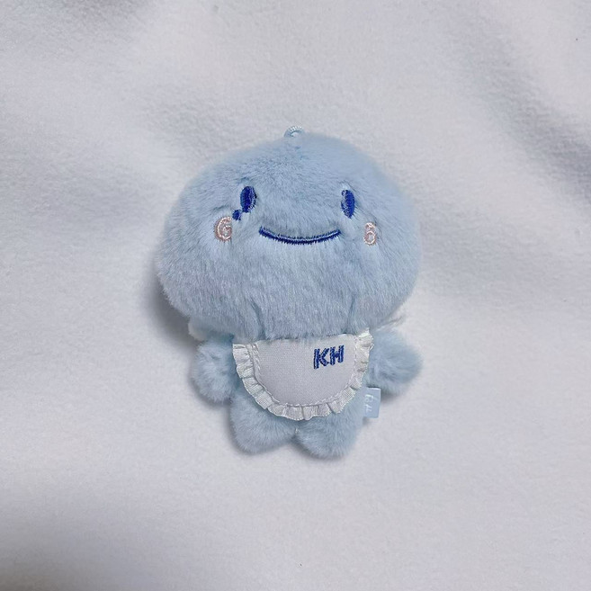 Super Junior 藍色團子金希澈金鐘云曹圭賢金厲旭毛絨掛件, 1個, 曺圭賢KM磁鐵+亮面珠鏈+標簽