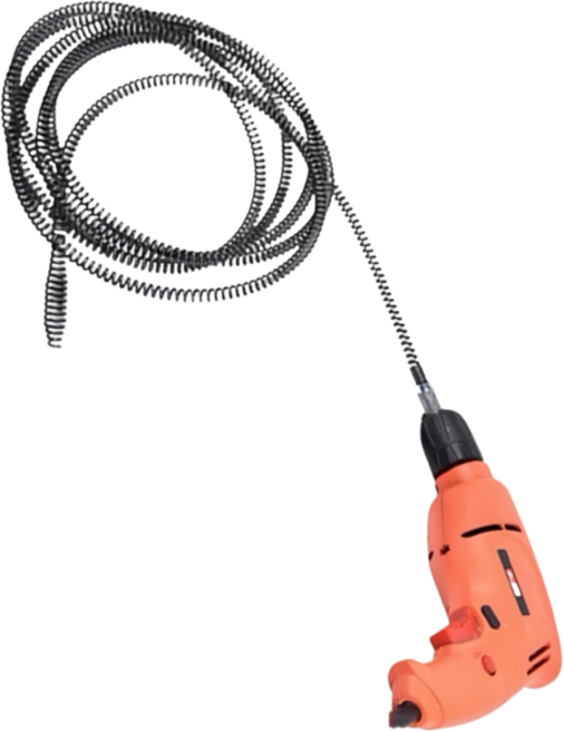 공구PXJ 하수도 배수구 배관 막힘스프링 전동 드릴 전용 뚫어뻥