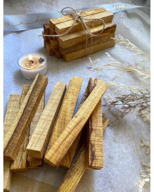 聖木條 秘魯聖木 高油 未抽油 淨化磁場 淨化空間 水晶消磁 祕魯進口, 10支裝, 10支裝