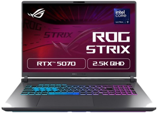 에이수스 2025 ROG 스트릭스 G18 코어Ultra9 지포스 RTX 5070, 이클립스 그레이, 2TB, 64GB, WIN11 Home, G815LP-S9070