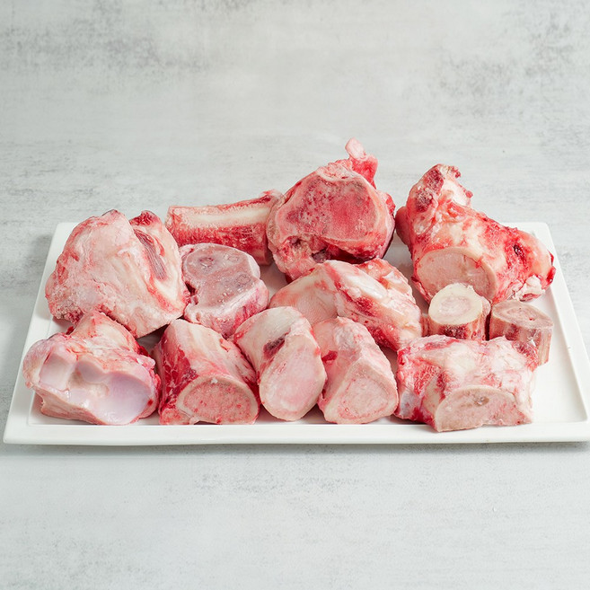 우마왕 한우 1++ 투뿔 사골 곰탕용 소고기 곰거리 사골뼈, 1세트, 3kg