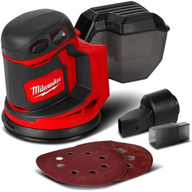 밀워키 M18 무선 샌딩기 18V 베어툴 BOS125-0, 밀워키 M18 무선 샌딩기 18V 베어툴 BOS125-, 1개