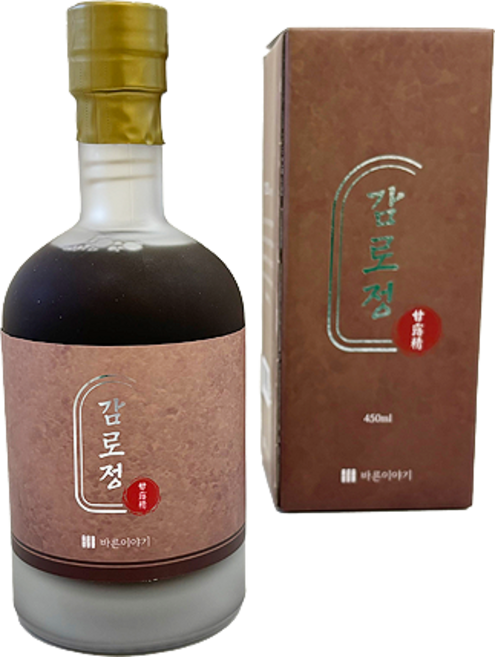 바른이야기 감로정간장 유황오리간장 약선식품 해독 아토피 면역에 드시면 좋습니다 건강개선식품, 2개, 450ml