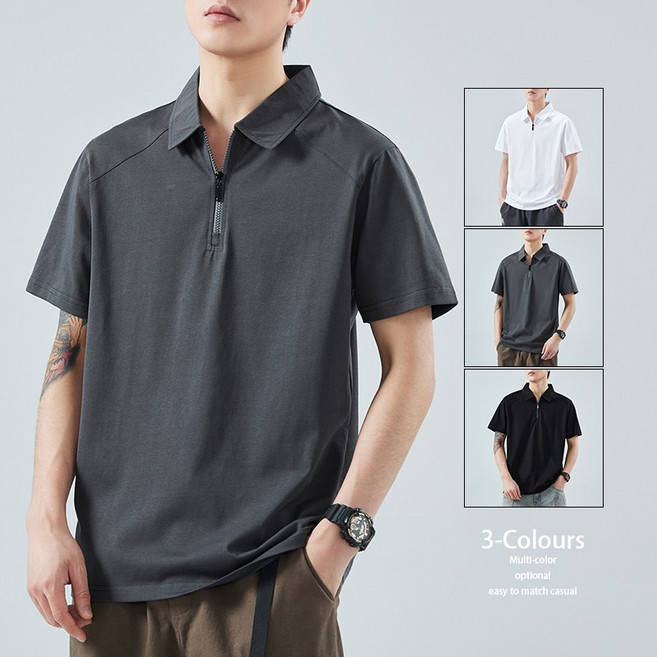 훌룰루 남성카라반팔티브랜드 여름루즈핏티셔츠 513