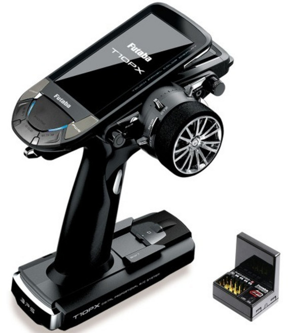 [당일출고]Futaba 10PX 10CH F-4G Super Response Digital Proportional RC System w/R404SBS-E [송신기+수신기 1개], 1개