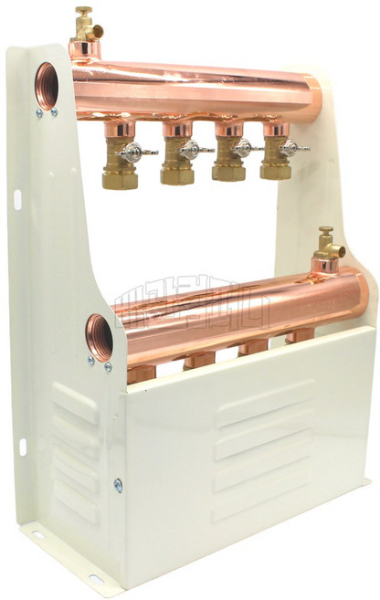 보일러분배기 기름용 25A 온수 동 기름보일러 분배기 난방 완카바, 1개