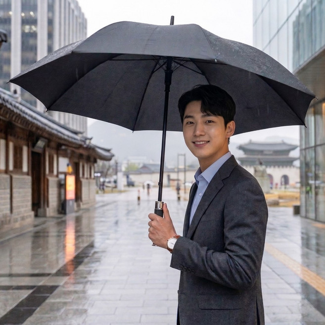 레인보우콕 99% 자외선(UV)차단 자동 골프 장우산