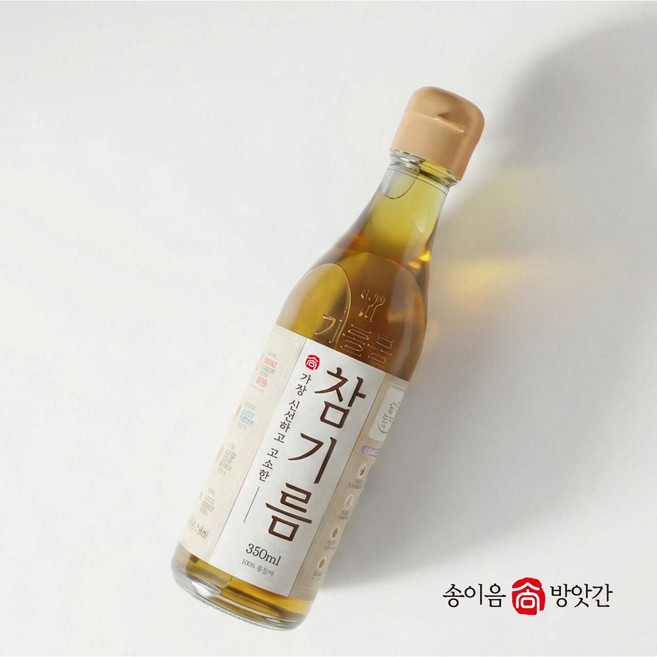 저온압착 송이음방앗간 참기름, 1개, 350ml