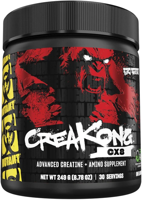 뮤턴트 크리콩 어드밴스드 크레아틴 + 아미노 CX8, 1개, 249g - 쿠팡