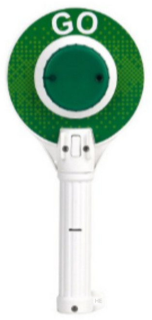 캐스비 플레이 교통 신호봉, GREEN (초록 외 혼합), 3개