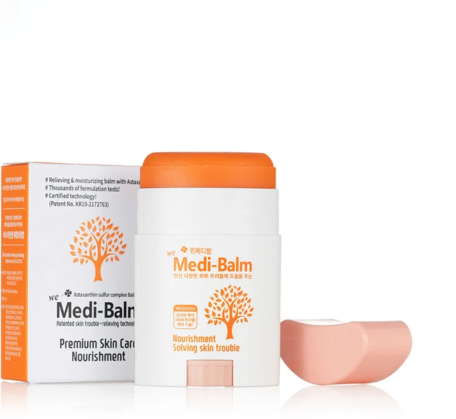 위메디밤 아토 피부트러블 예방 특허/항산화 파워 아스타잔틴/안전한 천연 유래 성분/ 간질간질 피부가 숨 쉬는 보습밤/촉촉이밤/영양 공급으로 건강한 피부/트러블진정과 피부정상에 도움, 1개, 20g - 쿠팡