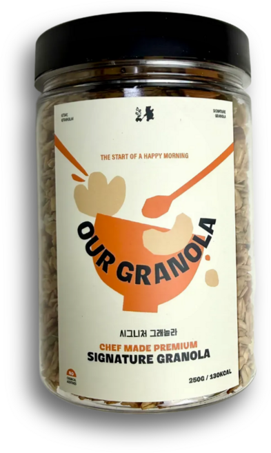 아워그래놀라 시그니처 유기농 프리미엄 수제 그래놀라, 250g, 1개