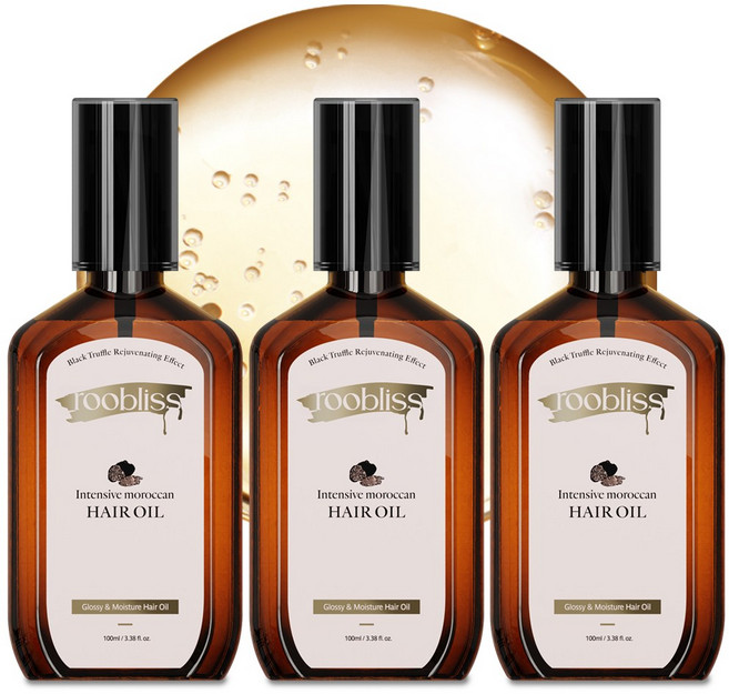 루토닉스 모로칸 헤어에센스 오일 100ml 아르간 극손상모 복구 미용실 에센스, 3개