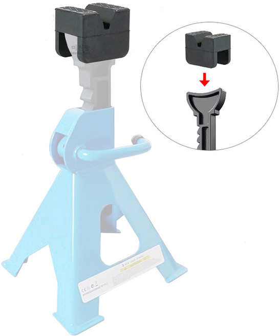 말목작기 고무받침대 3톤 6톤 안전 리프트 고무 자키 기스방지, 1개