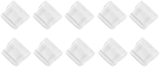 픽셀로그 바지 밑단 고정 클립 10개, 투명 - 쿠팡