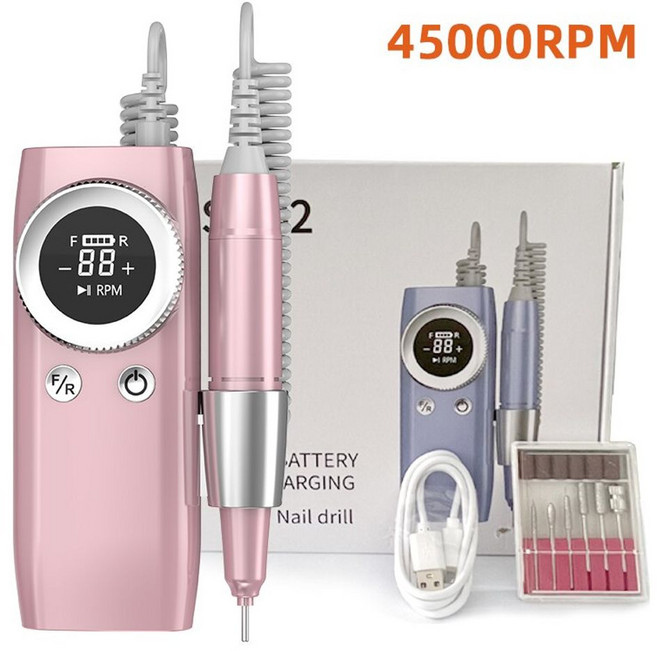 젤 네일 드릴 스케일러 풋헬퍼 세신기 스케일링 그라인더 손발톱, Pink, 1개