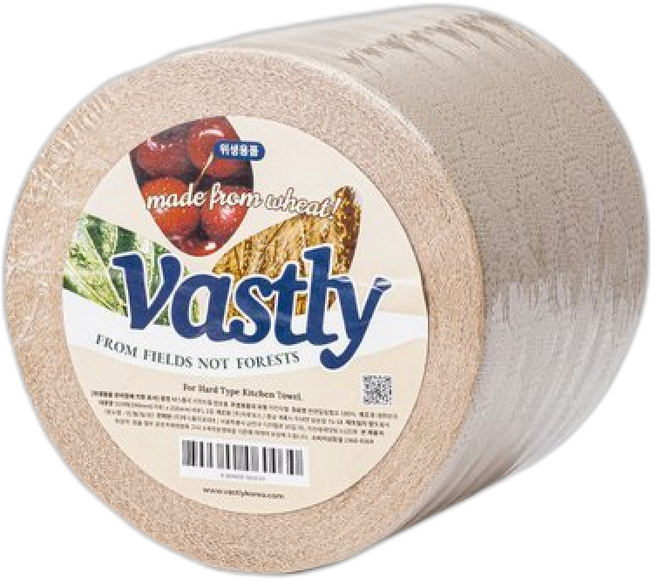 바스틀리 밀짚 글루프리 대용량 2겹 점보롤 키친타올, 510매, 1개