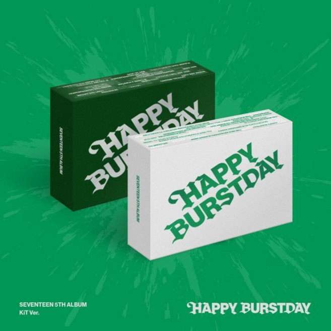 세븐틴 (SEVENTEEN) - SEVENTEEN 5th Album ‘HAPPY BURSTDAY’ [KiT Ver.][2종 SET] : 서비스 및 에어키트 ...