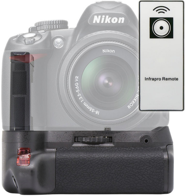 제이티원 MB-D3100plus 호환세로그립 니콘 D3100 D3200 D3300 D5300, 1개