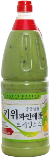 미담채 키위파인애플드레싱소스, 1.9kg, 7개