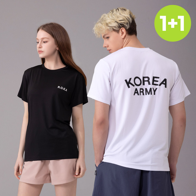 1+1 ROKA 로카티 기능성 반팔 티셔츠