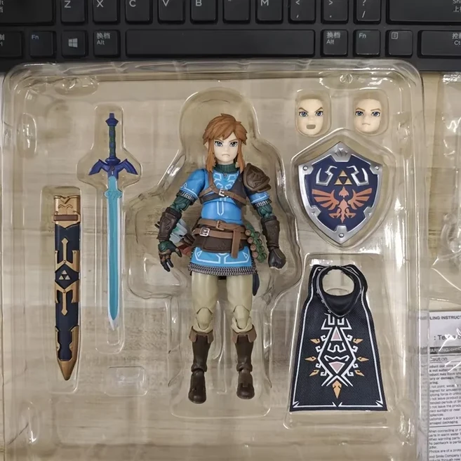 올스토어 애니메이션 피규어 젤다의 전설: 왕국의 눈물 피그마 2 링크 브레스 오브 더 와일드 컬렉션 모델, 01 A