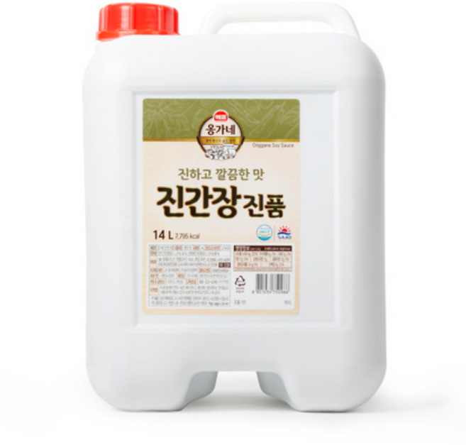 옹가네 사조해표 진간장 진품14L 업소용 대용량, 19개, 로얄몰 본상품선택, 14L
