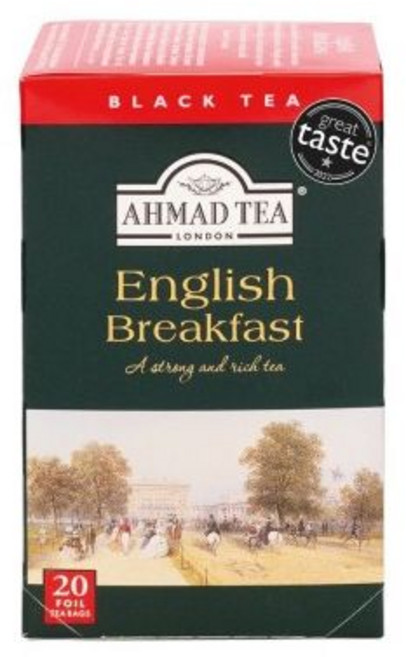 아마드 잉글리쉬 블랙퍼스트 1곽 (100티백 2개 (대용량)) / 홍차 밀크티 블랙티 허브티, 100개입
