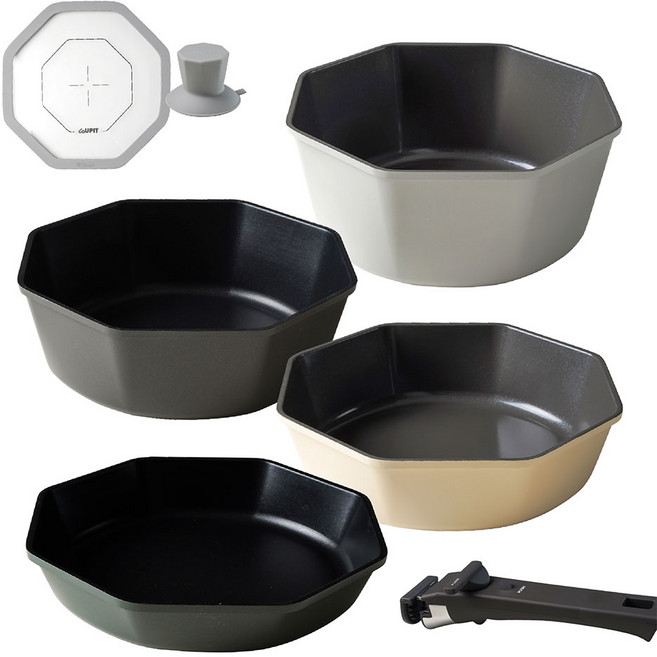 유피트 인덕션용 명품 쿡웨어 냄비 프라이팬 세트, 1세트, 냄비프라이팬세트, 단품